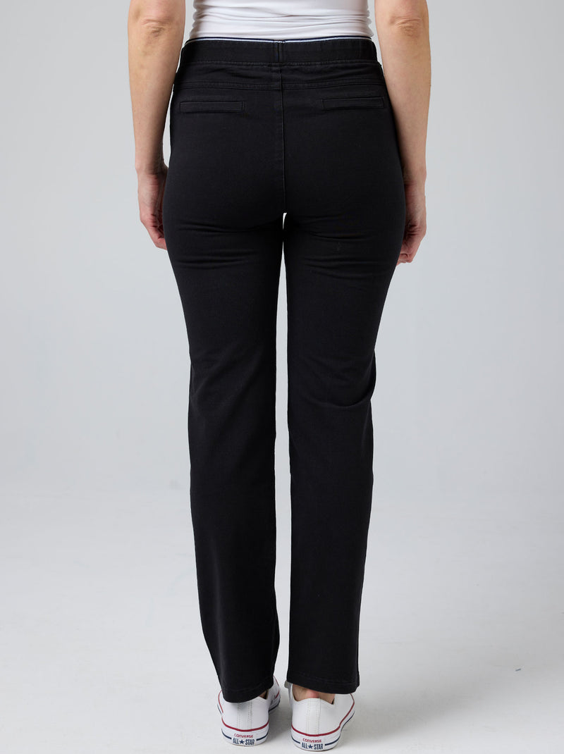 GABRIELLA FRATTINI STRAIGHT LEG LUSTRE PANTS