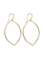 GxG COLLECTIVE SYBELLA OVAL MINIMALIST EARRINGS