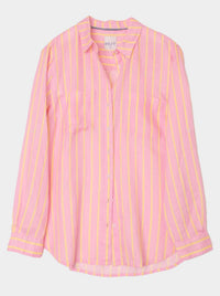 HUT STRIPE BOYFRIEND SHIRT