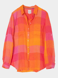 HUT CHECK BOYFRIEND SHIRT