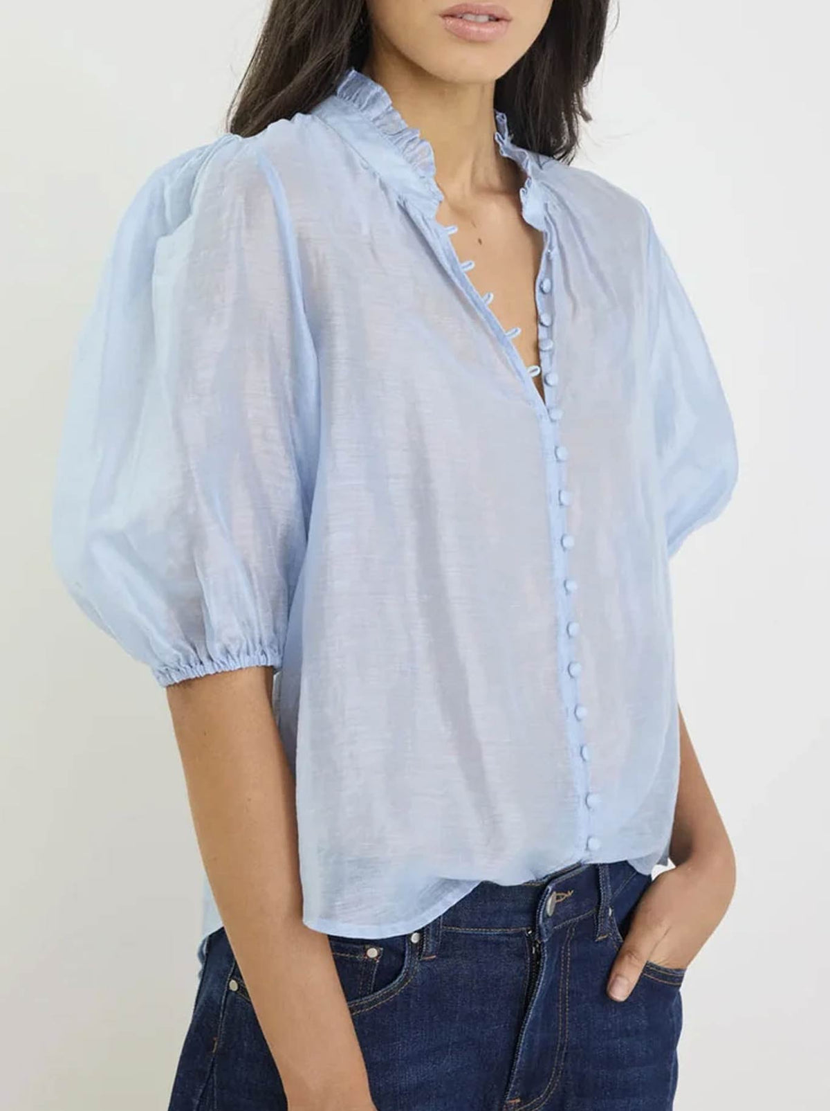 IVY & JACK CONTINUANCE RAMIE HIGH NECK TOP