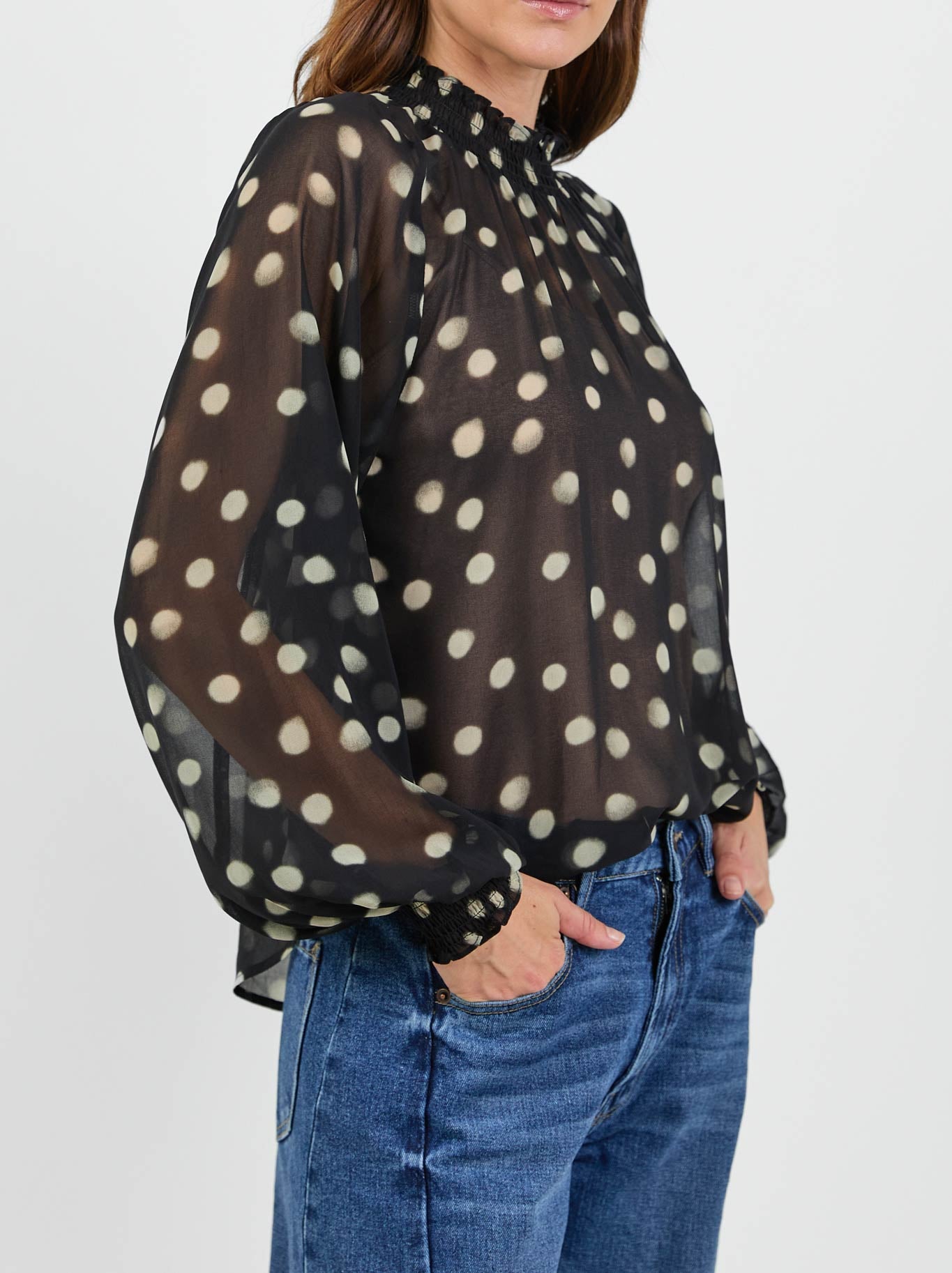 IVY & JACK EMPHATIC GEORGETTE TOP