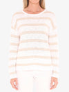 JUMP STRIPE SLUB PULLOVER