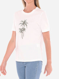 JUMP BEADED PALM TREE TEE