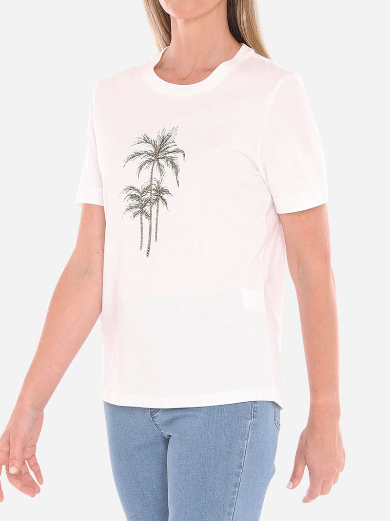 JUMP BEADED PALM TREE TEE