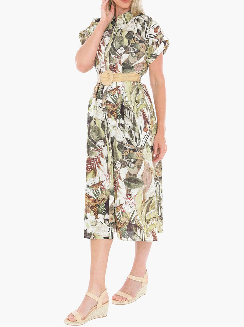 JUMP BALMY TROPICS DRESS