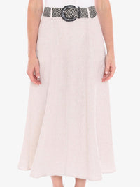 JUMP BELTED PANEL SKIRT