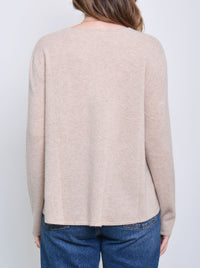 JAMES MELBOURNE CASHMERE SWING SWEATER