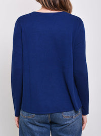 JAMES MELBOURNE CASHMERE SWING SWEATER