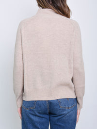 JAMES MELBOURNE CASHMERE RAW EDGE KNIT