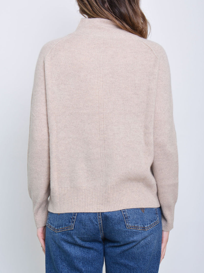 JAMES MELBOURNE CASHMERE RAW EDGE KNIT
