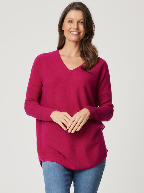 JAMES MELBOURNE CASHMERE CREW NECK KNIT (Biarritz)