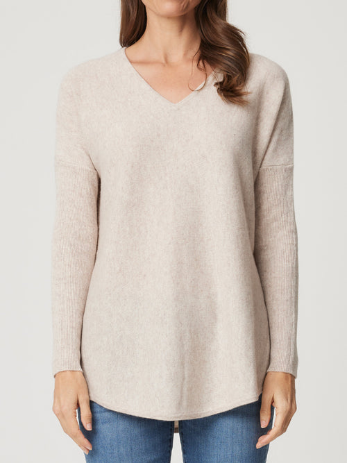 JAMES MELBOURNE CASHMERE CREW NECK KNIT (Biarritz) main image 1