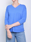 JAMES MELBOURNE VEE NECK 3/4 SLEEVE KNIT