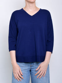 JAMES MELBOURNE VEE NECK 3/4 SLEEVE KNIT