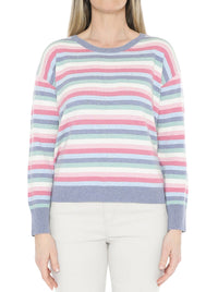 JUMP PASTEL STRIPE KNIT