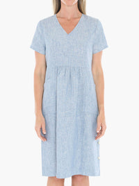 JUMP SIDE BUTTON DRESS