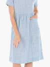 JUMP SIDE BUTTON DRESS