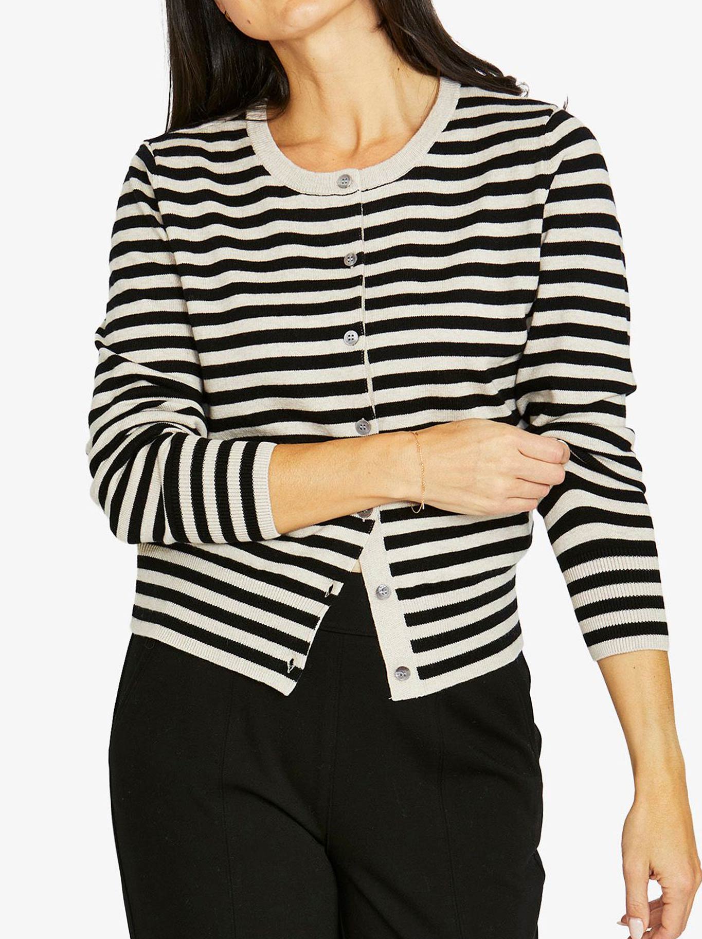 JUMP MONO STRIPE CARDI