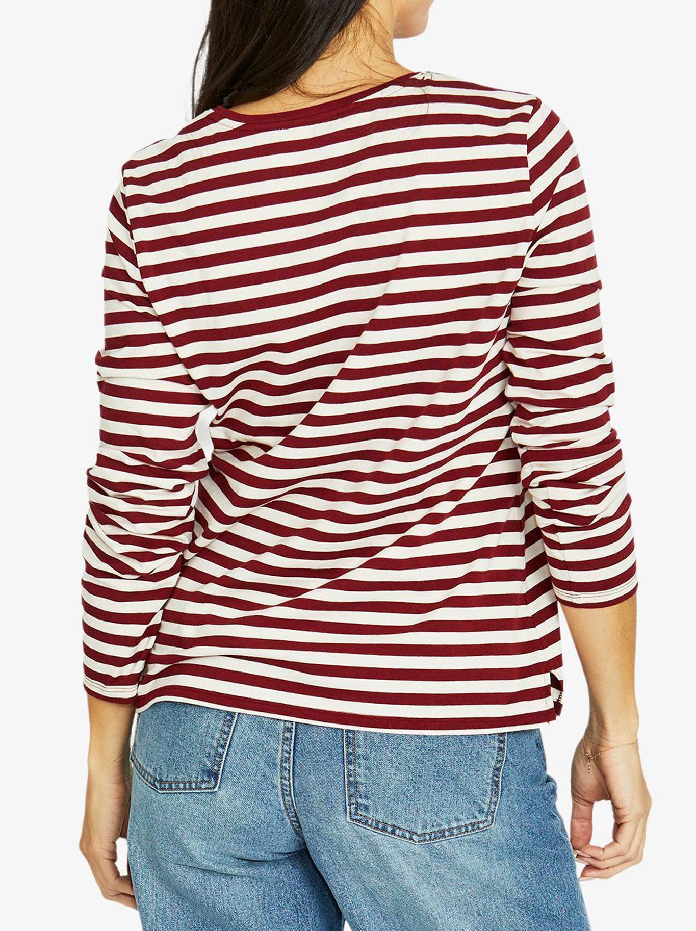 JUMP STRIPE CREW LONG SLEEVE TEE