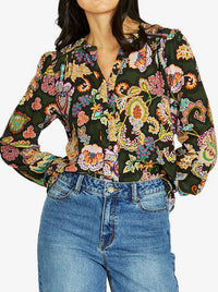 JUMP WILD CHINTZ TOP