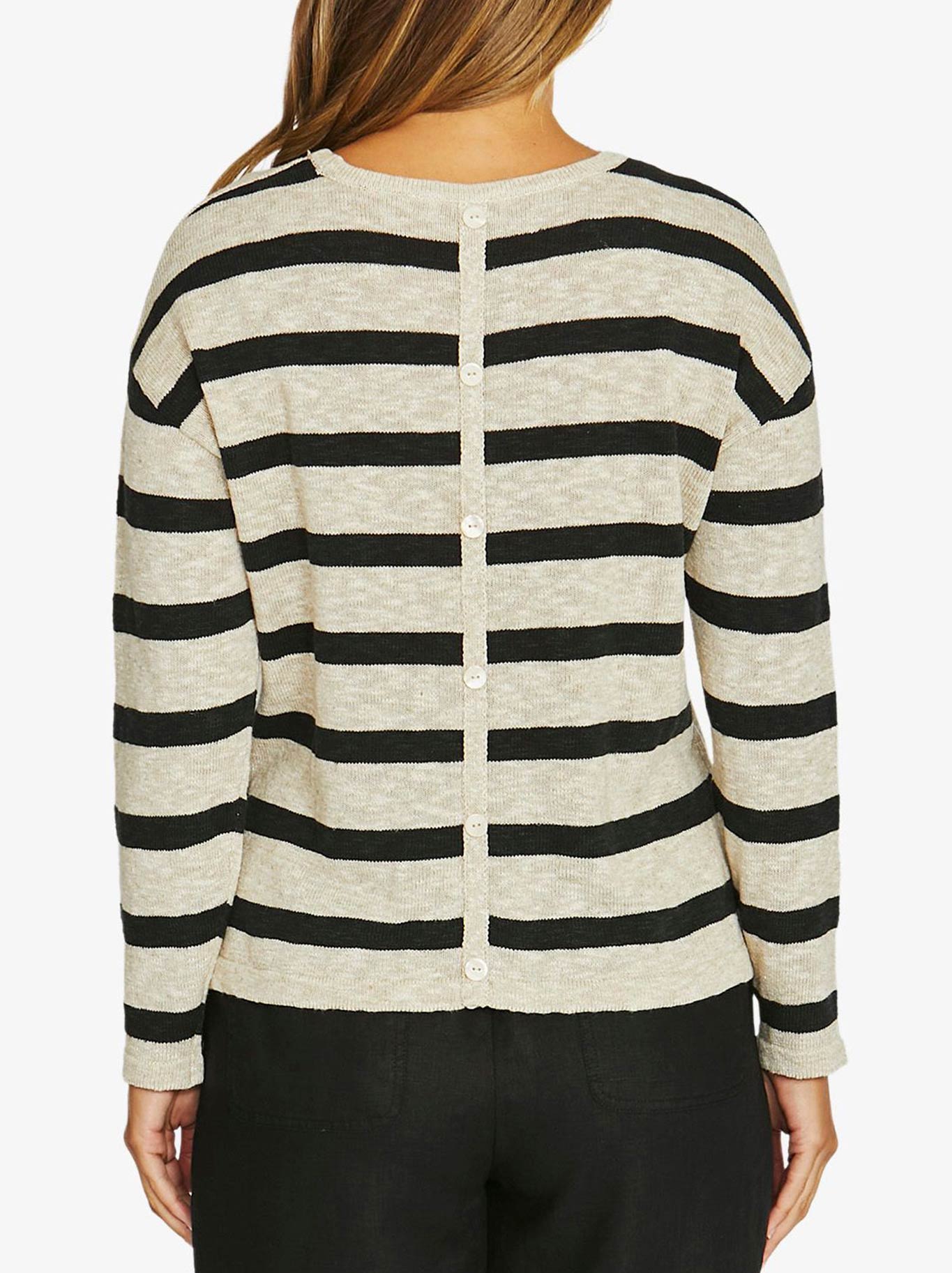 JUMP SLUB STRIPE PULLOVER