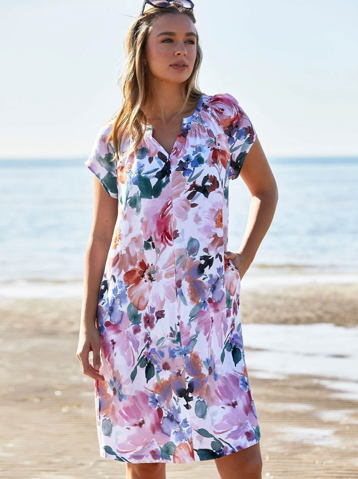 JUMP SUNSET FLORA DRESS