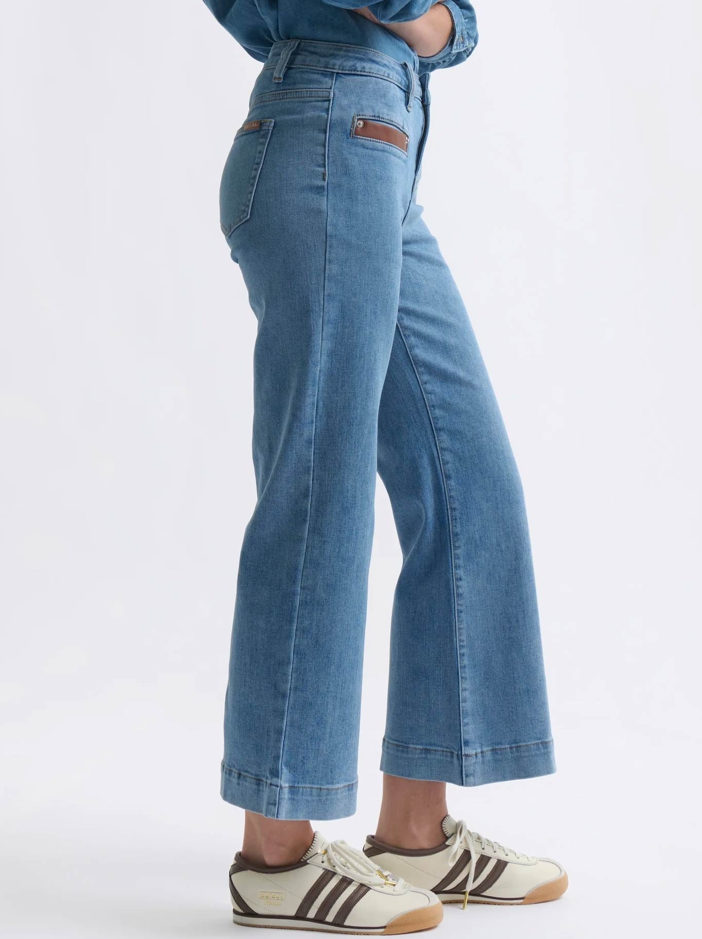 KIREINA LEATHER POCKET FREYA JEAN