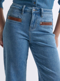 KIREINA LEATHER POCKET FREYA JEAN