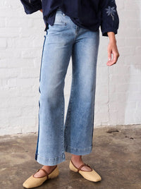 KIREINA FREYA SIDE PANEL JEANS