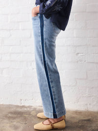 KIREINA FREYA SIDE PANEL JEANS