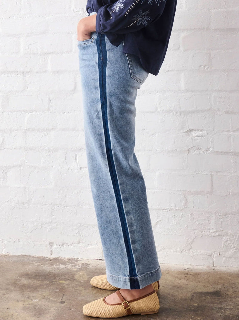 KIREINA FREYA SIDE PANEL JEANS