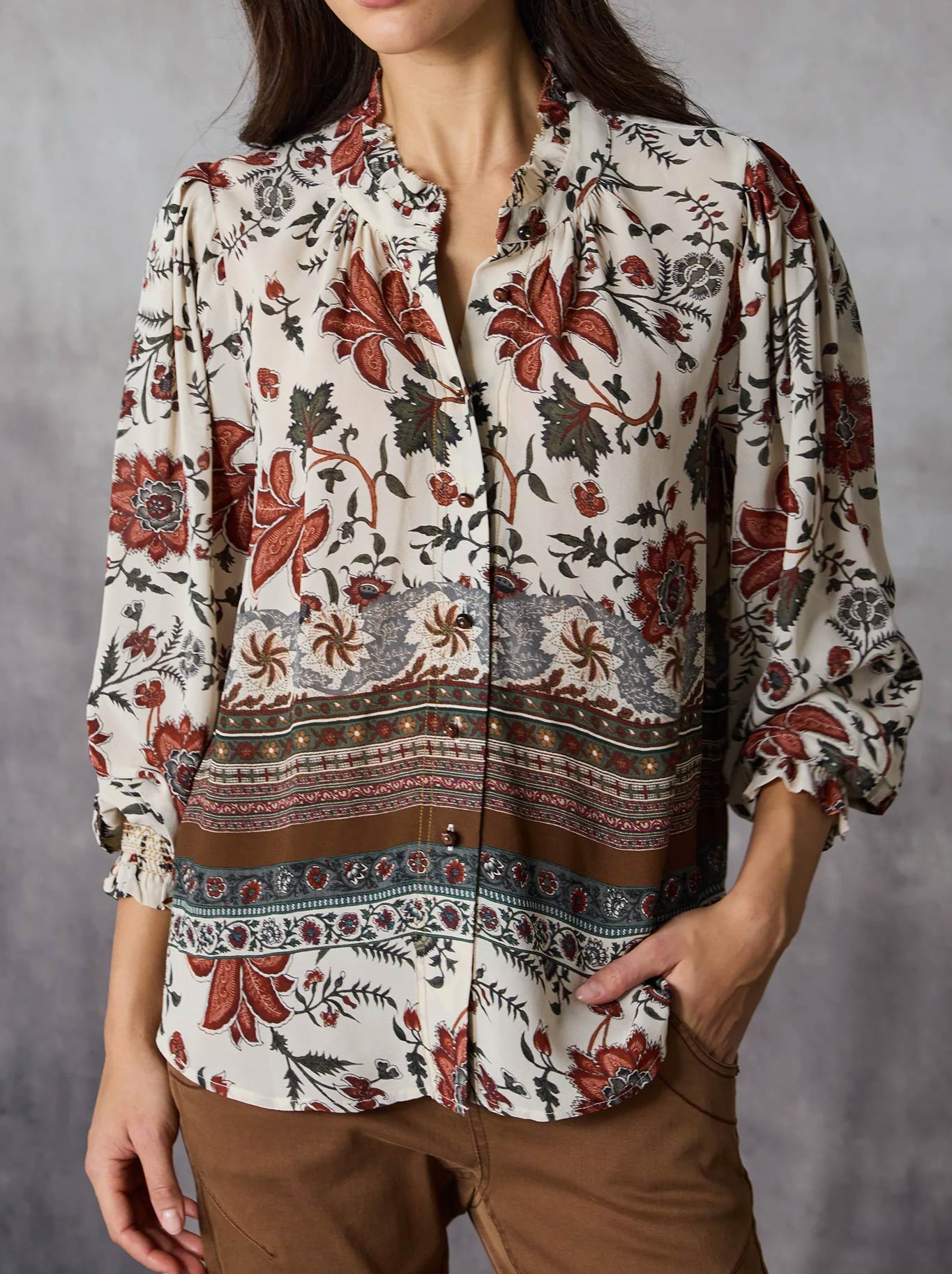 LANIA THE LABEL MEADOW SHIRT