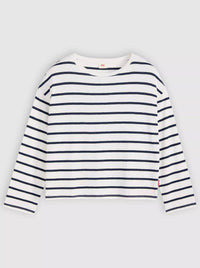 LEVI'S JULIE SLUB STRIPE LONG SLEEVE TOP
