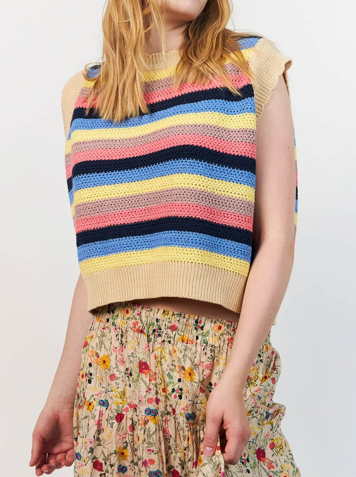 LOLLYS LAUNDRY CHICAGO KNIT VEST