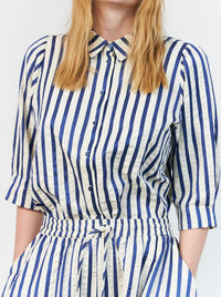 LOLLYS LAUNDRY BONO SHIRT BLUE