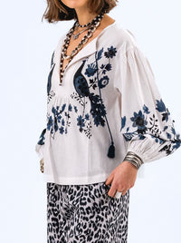 LOLLYS LAUNDRY ASKAR BLOUSE