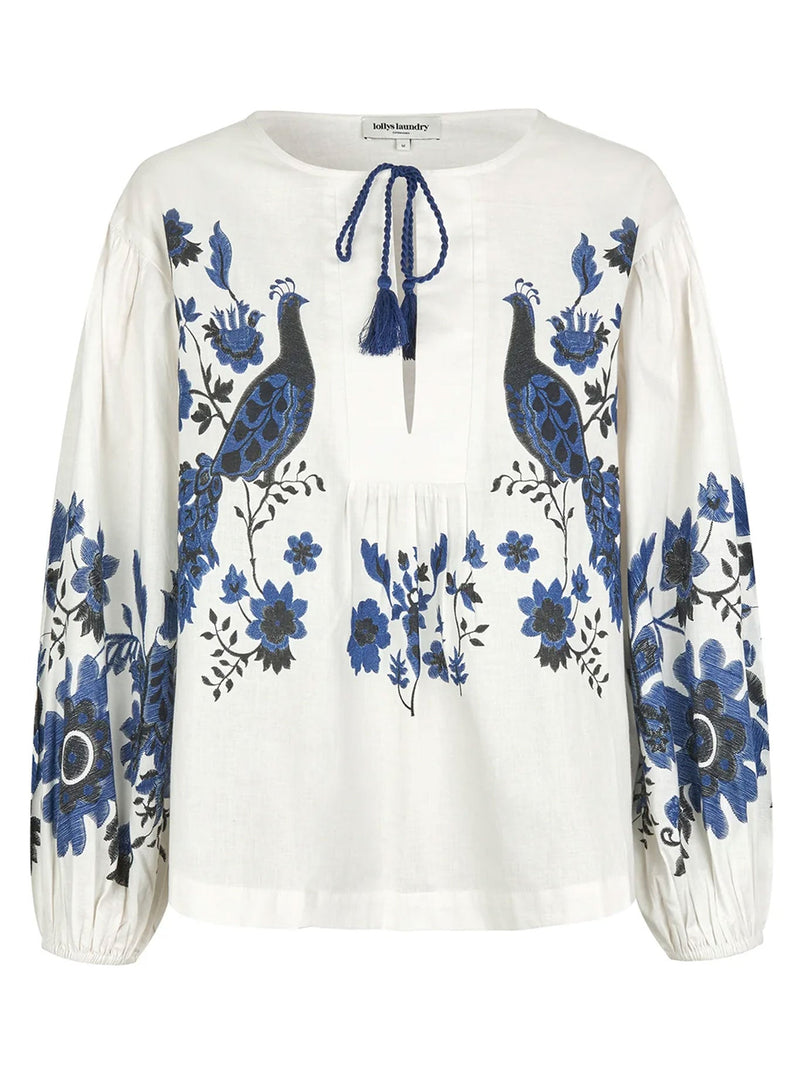 LOLLYS LAUNDRY ASKAR BLOUSE