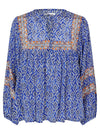 LOLLYS LAUNDRY TEEL BLOUSE