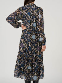 LOOBIE'S STORY REGALIA MIDI DRESS