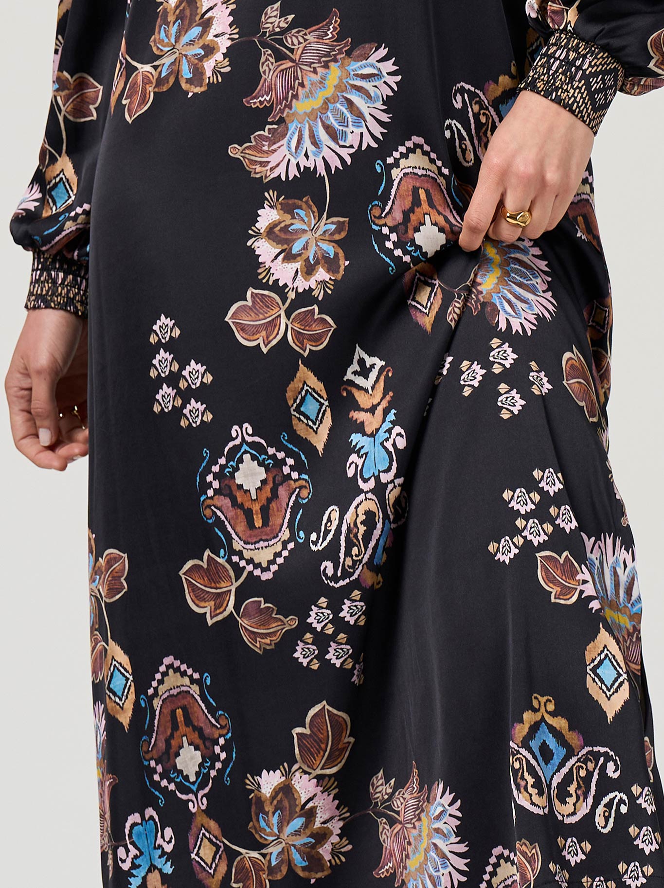 LOOBIE'S STORY GILDED LOTUS DRESS