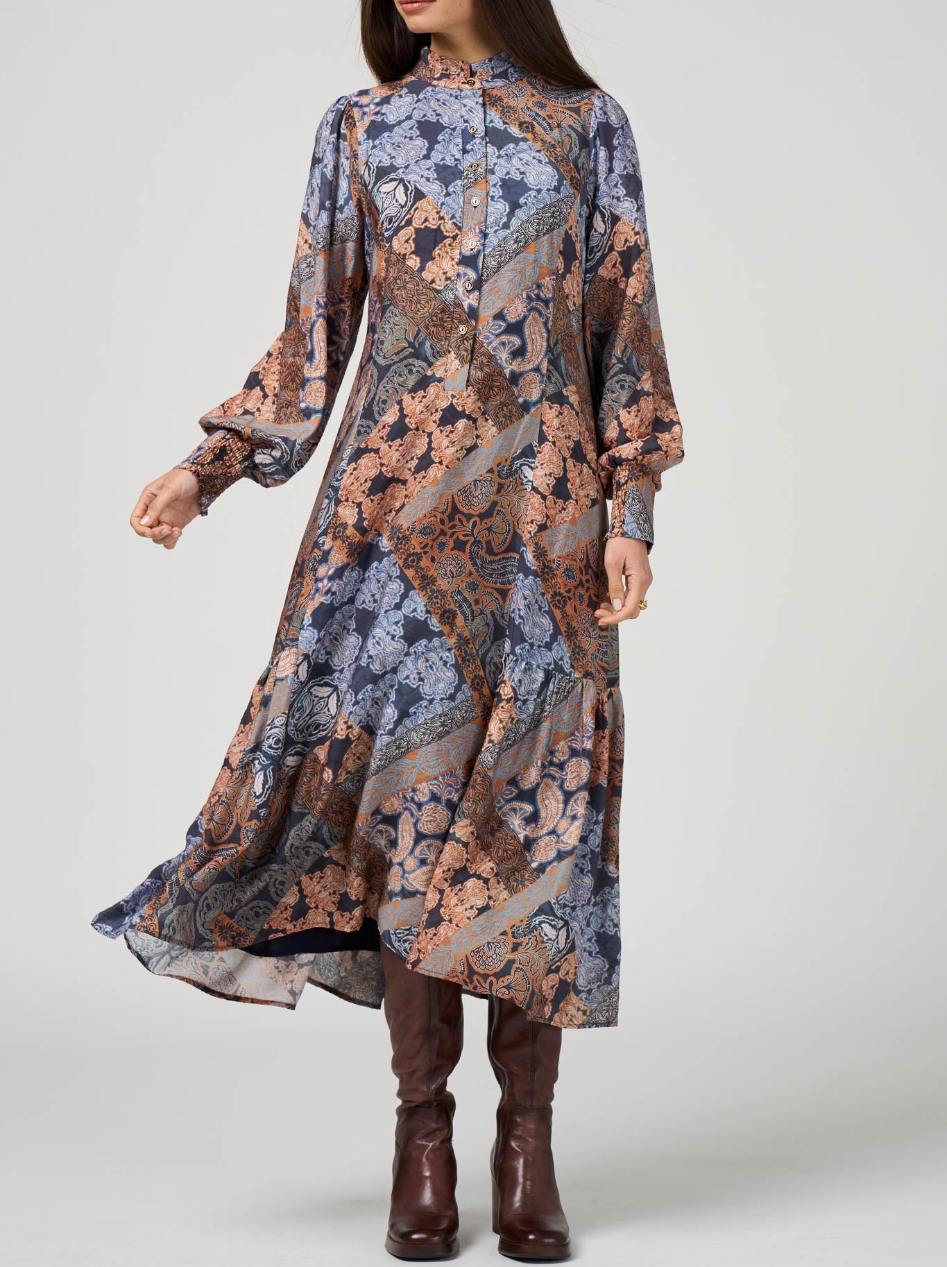 LOOBIE'S STORY BYZANTIUM MIDI DRESS