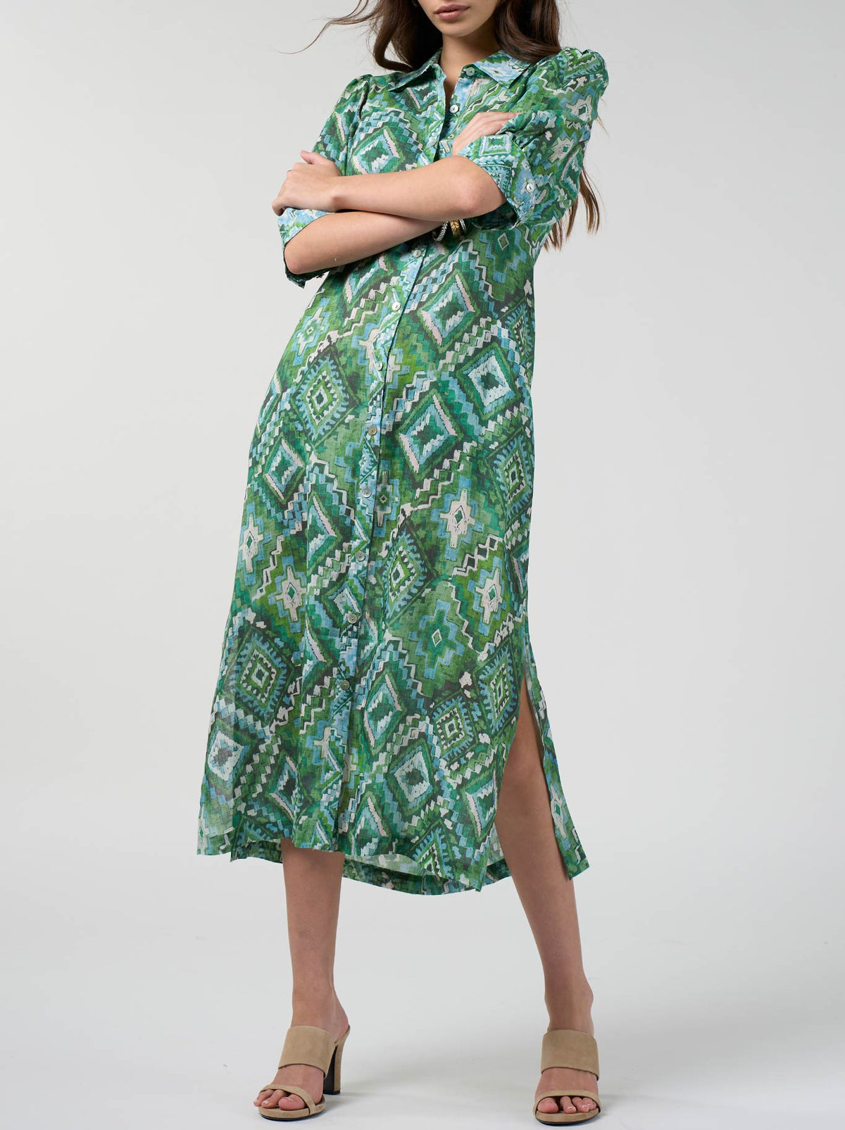 LOOBIE'S STORY SHINHALA SHIRT DRESS