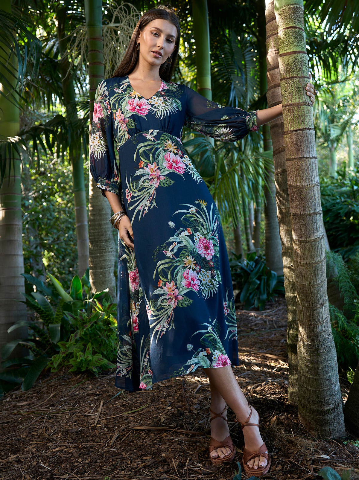 LOOBIE'S STORY AYANA MIDI DRESS