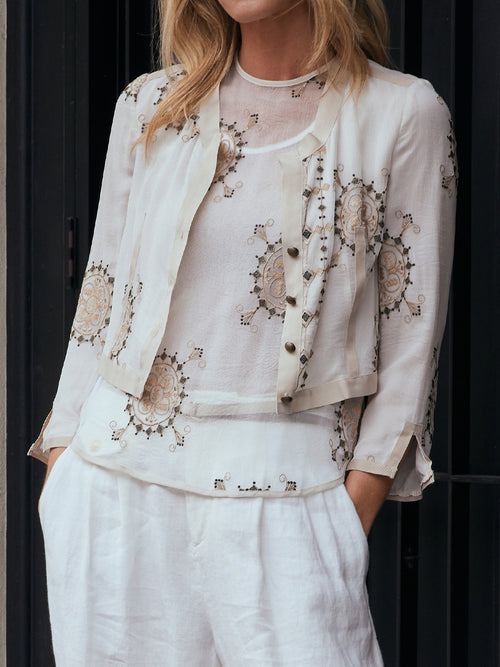 M.A DAINTY ROOTS CARDIGAN