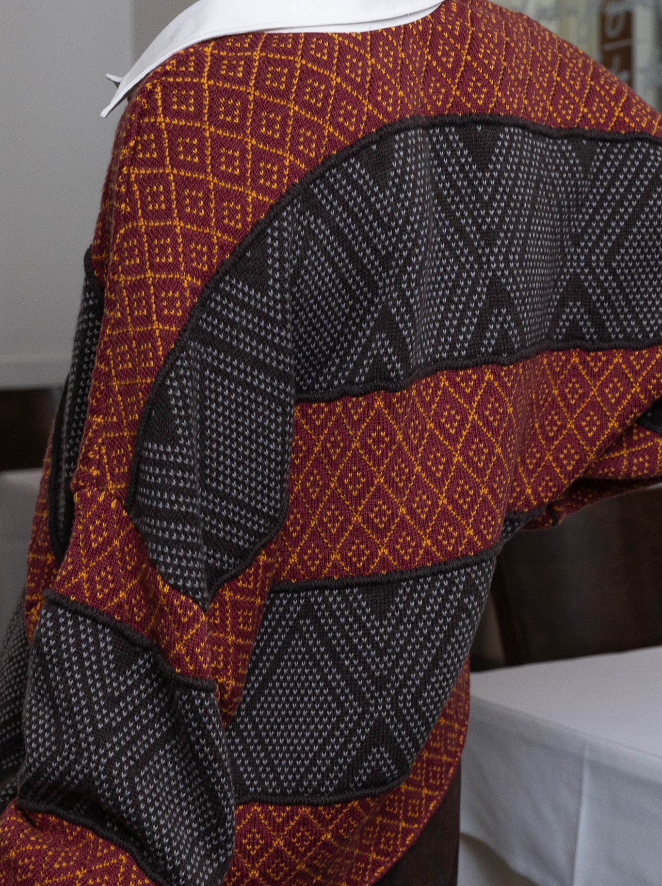 M.A DAINTY FLANK RUGBY KNIT
