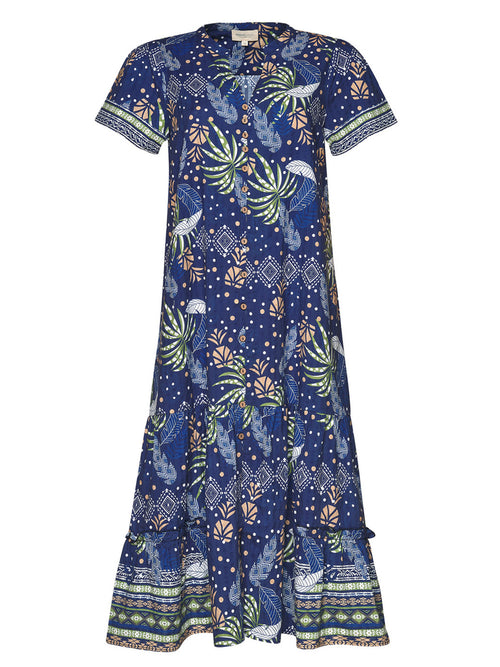 MADLY SWEETLY BLUE LAGOON MIDI DRESS