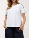 MADLY SWEETLY LINEAR TEE
