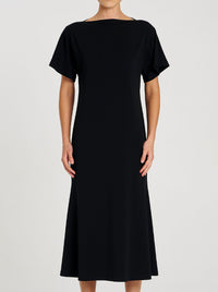 MELA PURDIE SLASH NECK DRESS