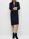 MELA PURDIE ZIP COLLAR DRESS